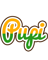 Pupi banana logo