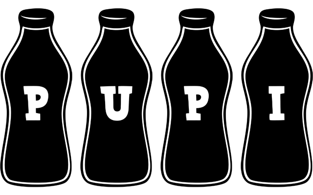 Pupi bottle logo