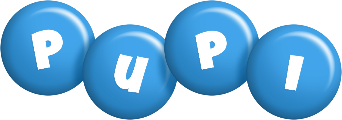 Pupi candy-blue logo