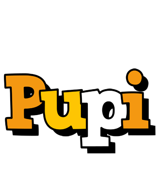 Pupi cartoon logo