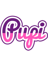 Pupi cheerful logo