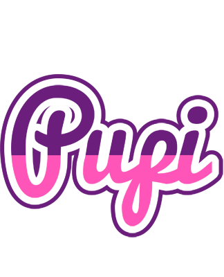 Pupi cheerful logo