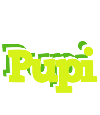 Pupi citrus logo