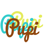 Pupi cupcake logo