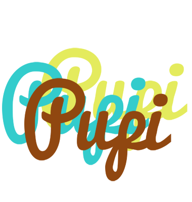 Pupi cupcake logo