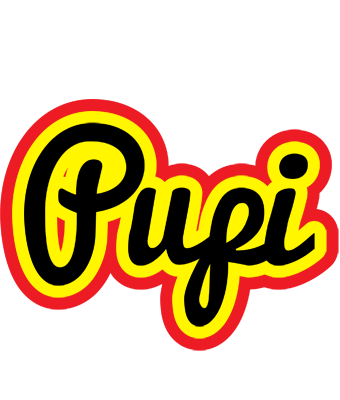 Pupi flaming logo