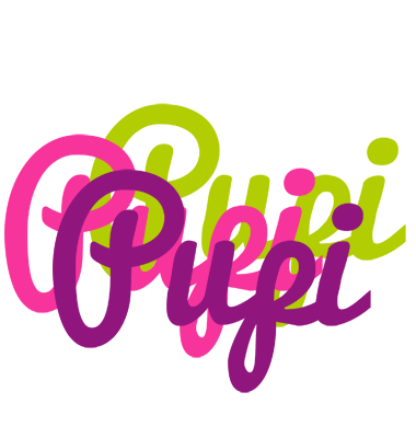 Pupi flowers logo