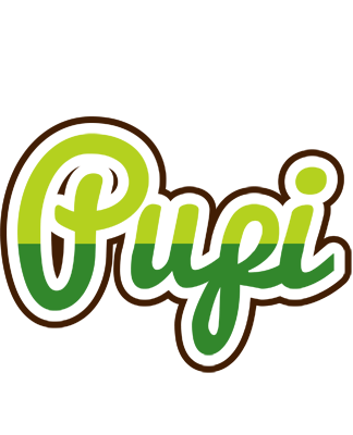 Pupi golfing logo