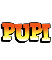 Pupi sunset logo