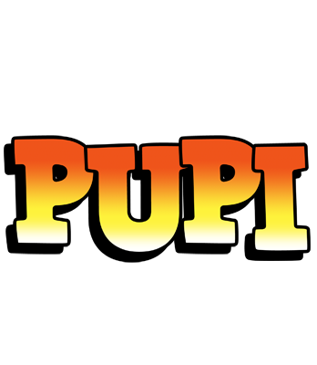Pupi sunset logo