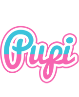 Pupi woman logo