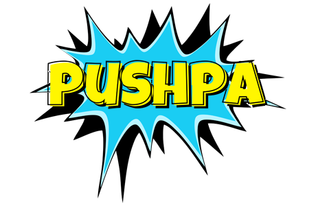 Pushpa amazing logo