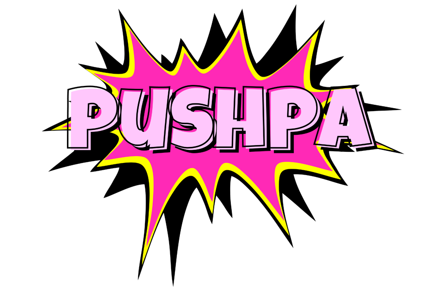 Pushpa badabing logo