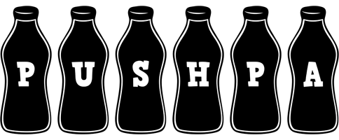 Pushpa bottle logo
