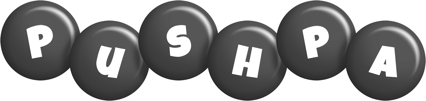 Pushpa candy-black logo