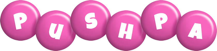 Pushpa candy-pink logo