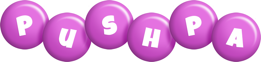 Pushpa candy-purple logo