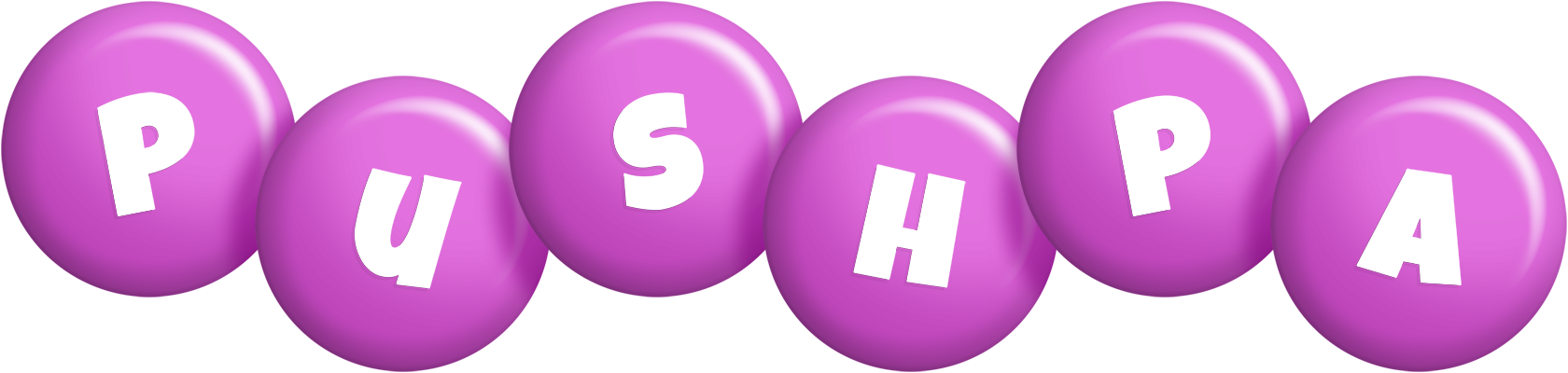 Pushpa candy-purple logo