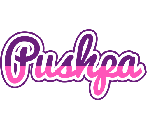 Pushpa cheerful logo