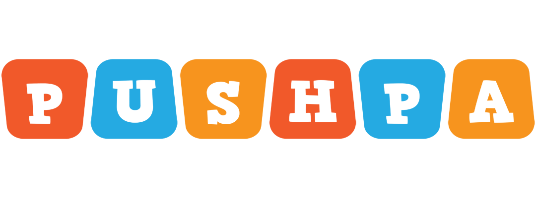 Pushpa comics logo