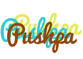 Pushpa cupcake logo