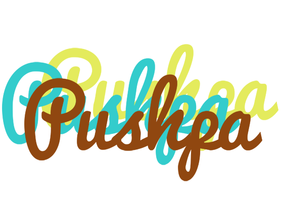 Pushpa cupcake logo