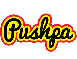 Pushpa flaming logo