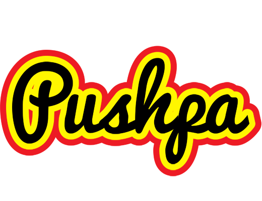 Pushpa flaming logo