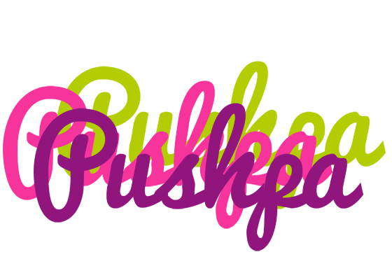 Pushpa flowers logo
