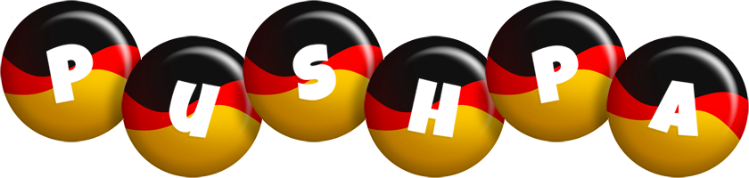 Pushpa german logo