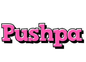 Pushpa girlish logo