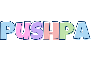 Pushpa pastel logo