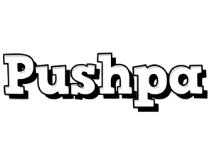 Pushpa snowing logo