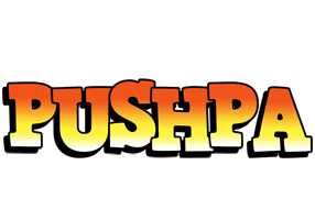 Pushpa sunset logo
