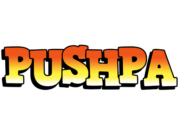 Pushpa sunset logo
