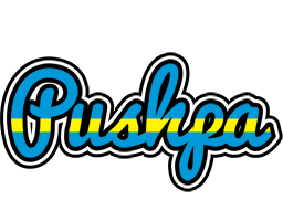Pushpa sweden logo