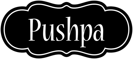 Pushpa welcome logo