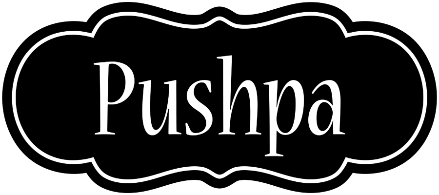 Pushpa welcome logo
