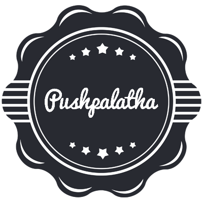 Pushpalatha badge logo