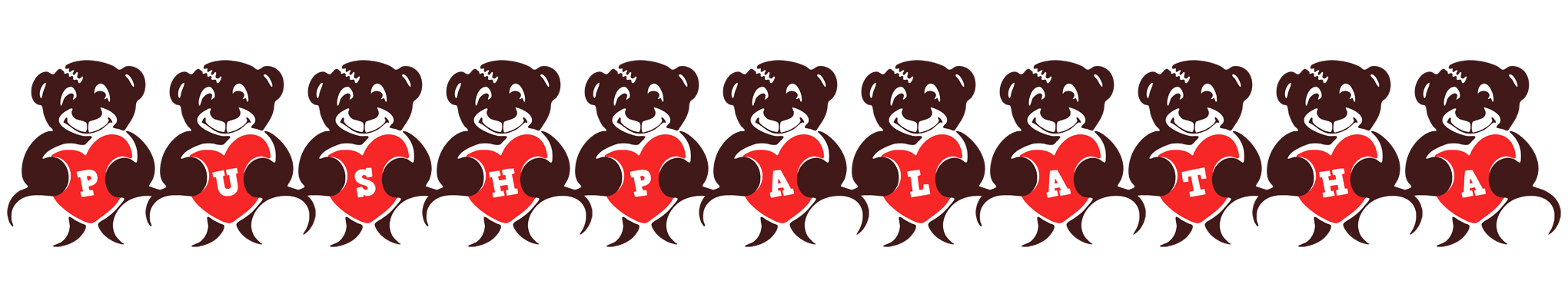 Pushpalatha bear logo