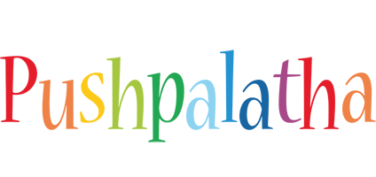 Pushpalatha birthday logo