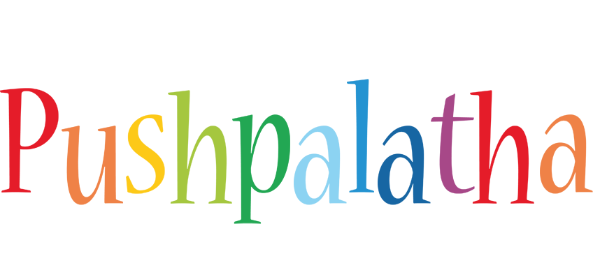 Pushpalatha birthday logo