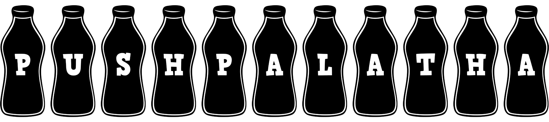 Pushpalatha bottle logo