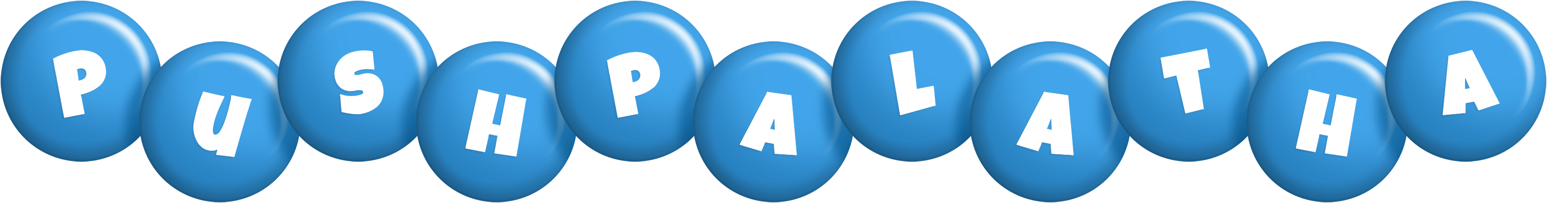 Pushpalatha candy-blue logo