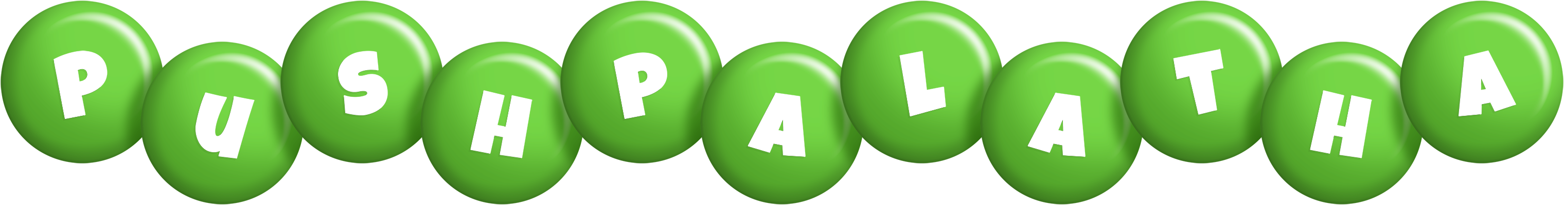 Pushpalatha candy-green logo