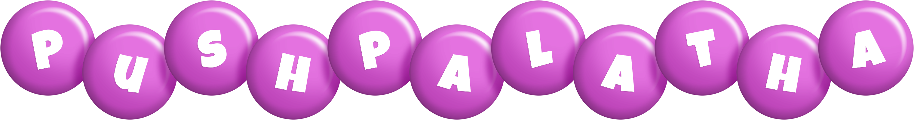 Pushpalatha candy-purple logo