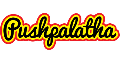 Pushpalatha flaming logo