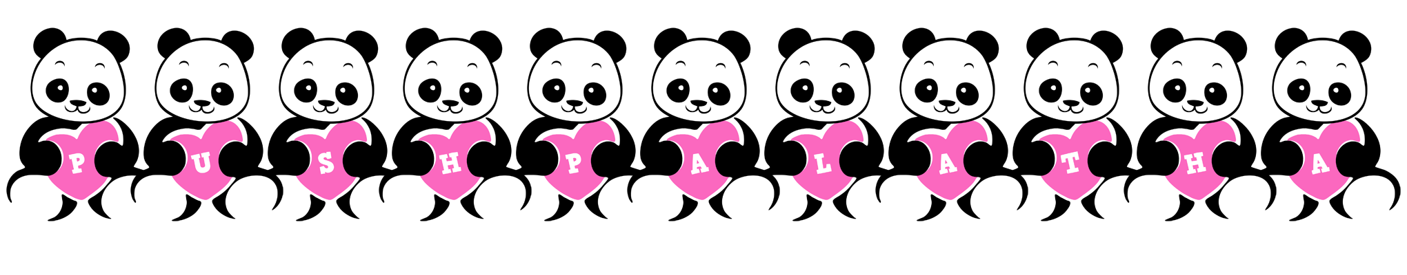 Pushpalatha love-panda logo