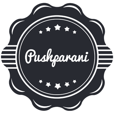 Pushparani badge logo
