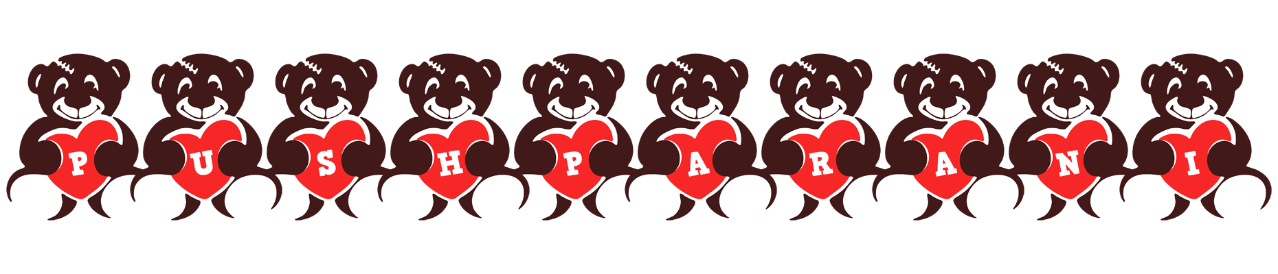 Pushparani bear logo
